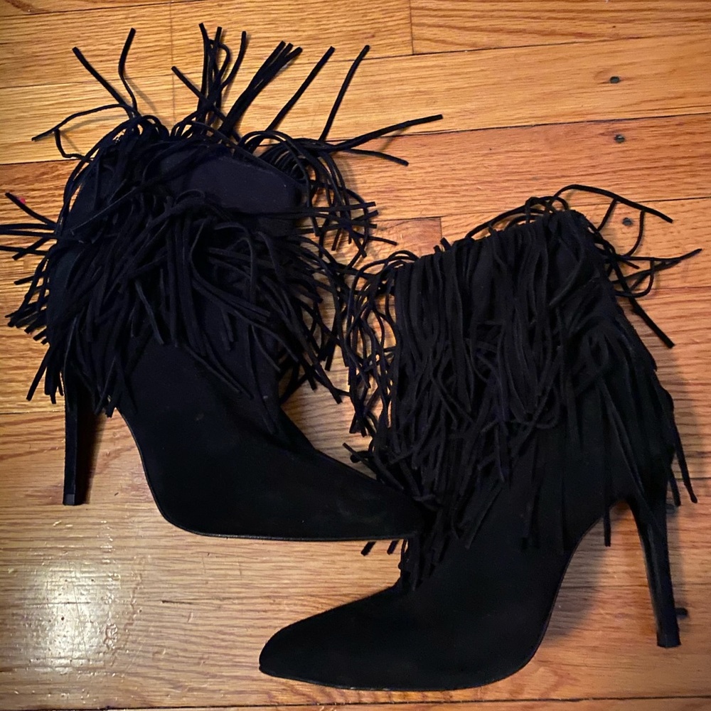 Zara Fringe Bootie